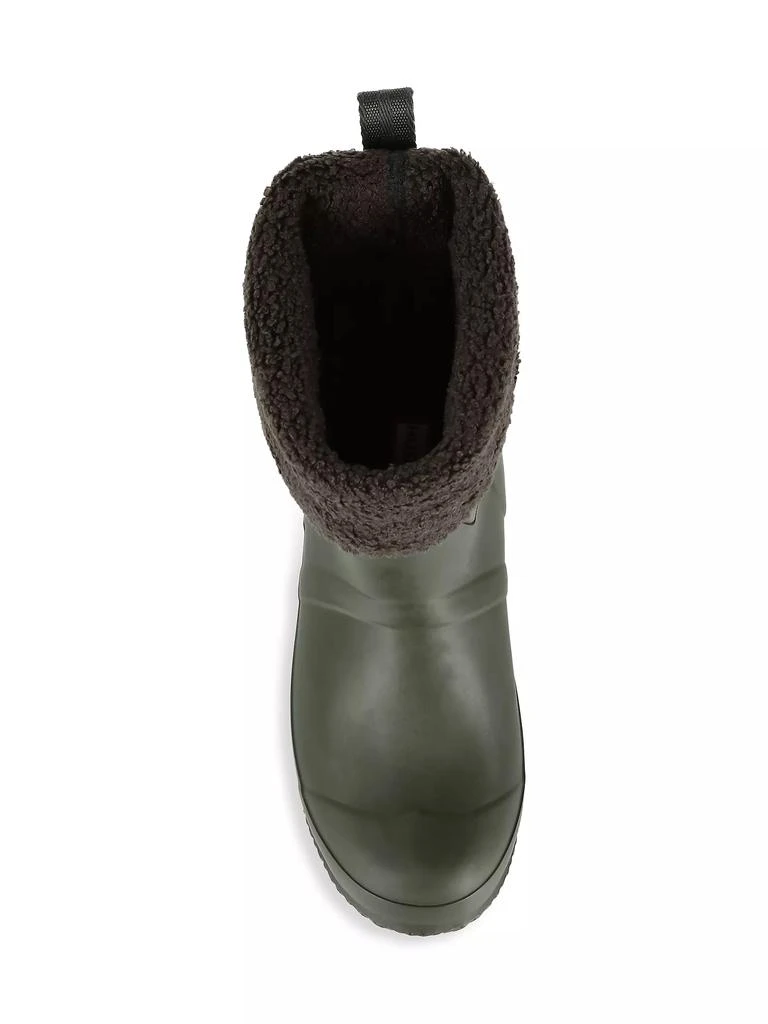 商品Hunter|Roll Top Rubber & Neoprene Faux-Sherpa-Lined Boots,价格¥543,第5张图片详细描述