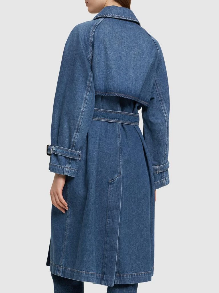 商品Weekend Max Mara|Blasy Belted Denim Trench Coat,价格¥2707,第3张图片详细描述