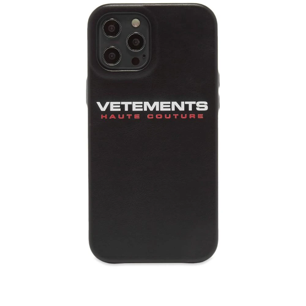 商品Vetements|VETEMENTS Logo Haute Couture iPhone 12 Pro Max Case,价格¥787,第1张图片