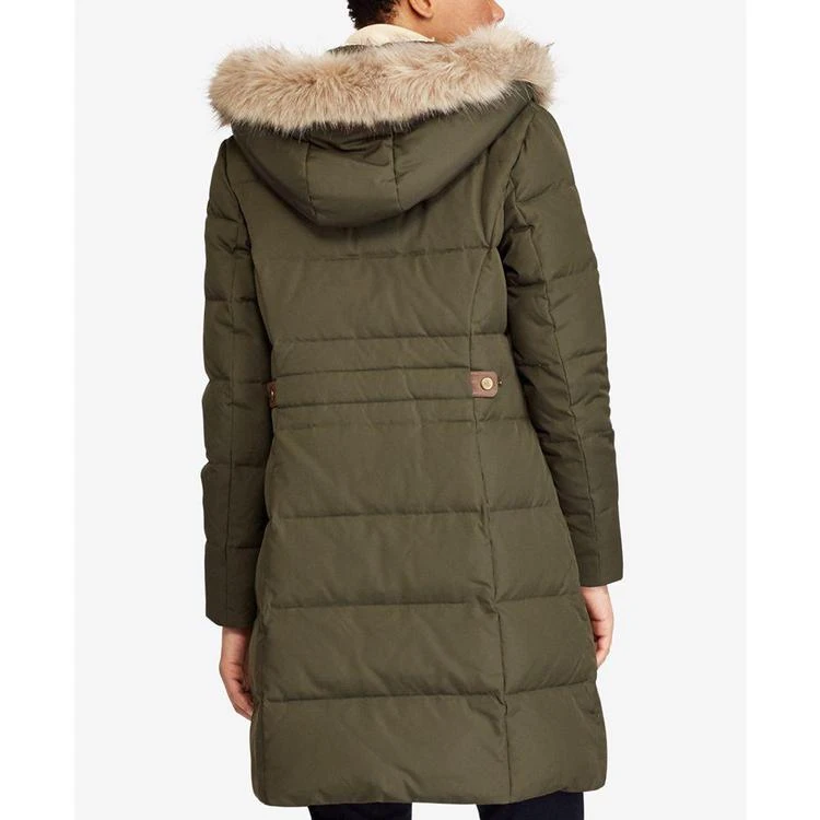 商品Ralph Lauren|Petite Faux-Fur-Trim Quilted Puffer Coat,价格¥1234,第3张图片详细描述