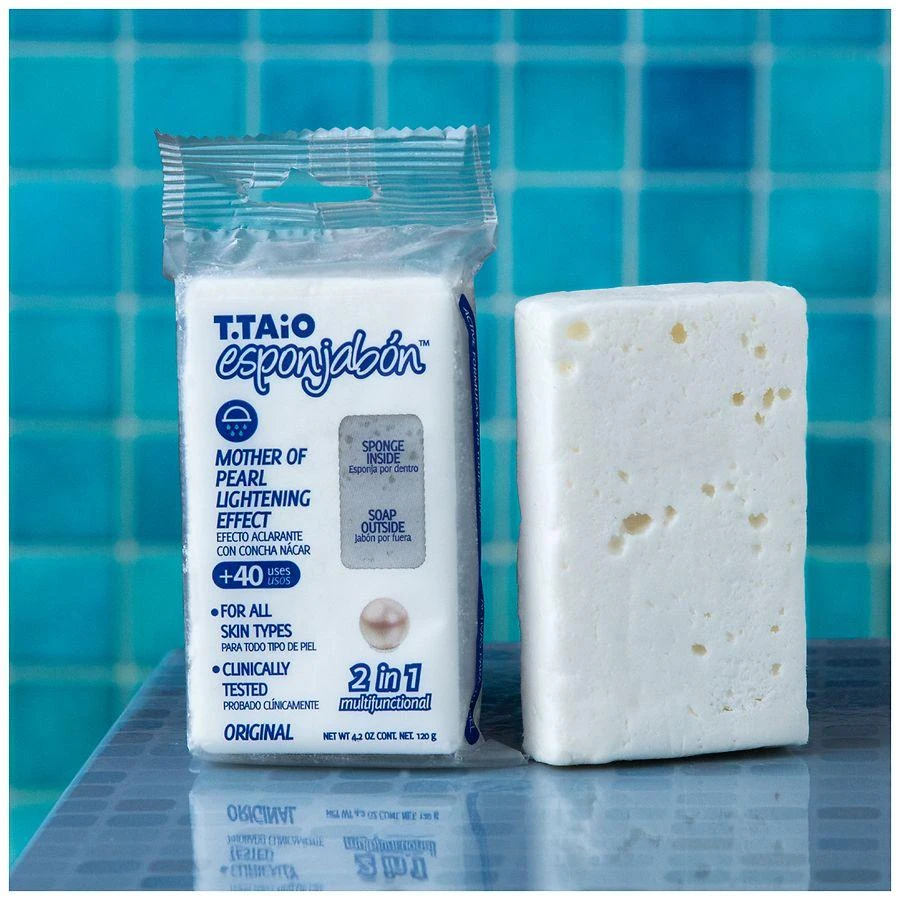 商品T.TAIO Esponjabon|Mother of Pearl Soap Sponge,价格¥43,第3张图片详细描述