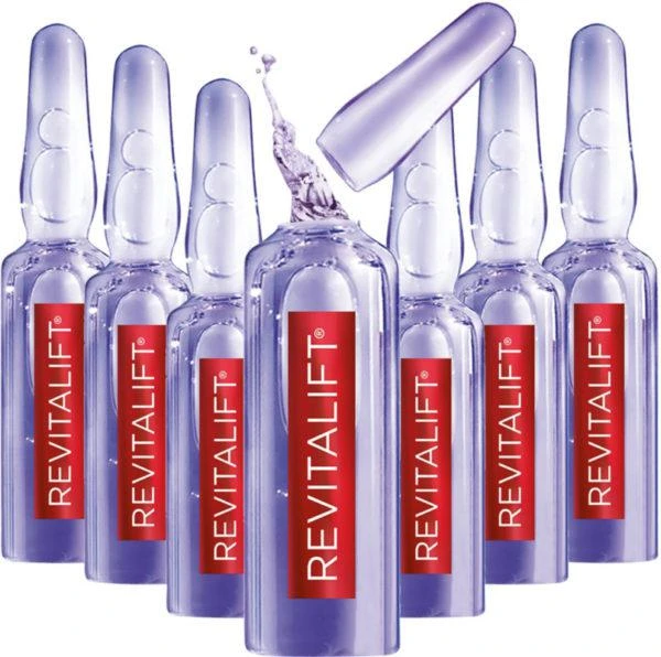 商品L'Oreal Paris|Revitalift Derm Intensives 1.9% Pure Hyaluronic Acid Replumping Ampoules,价格¥187,第2张图片详细描述