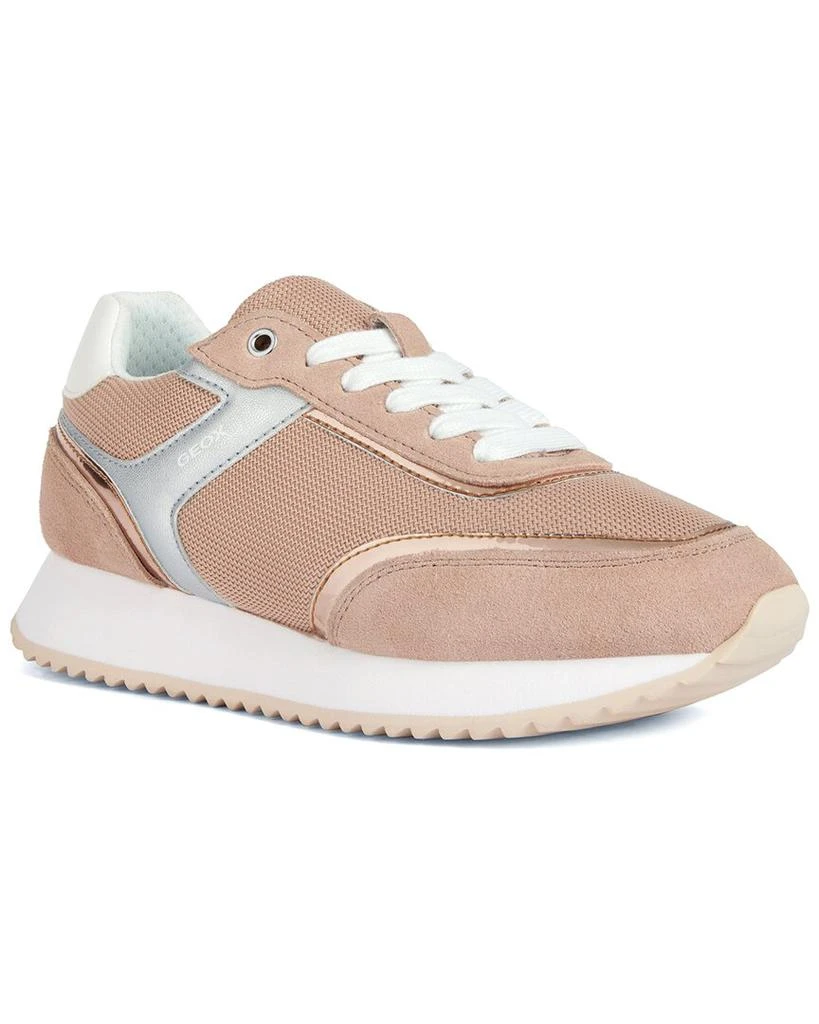 商品Geox|Geox Donna Leather-Trim Sneaker,价格¥484,第1张图片