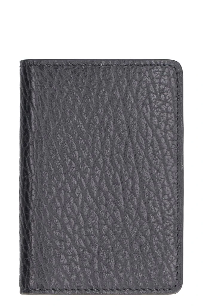 商品MAISON MARGIELA|Maison Margiela Pebbled Calfskin Card Holder,价格¥2360,第1张图片