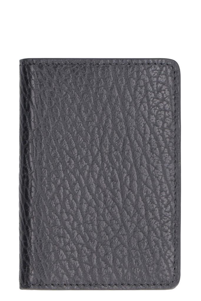 商品MAISON MARGIELA|Maison Margiela Pebbled Calfskin Card Holder,价格¥2038,第1张图片