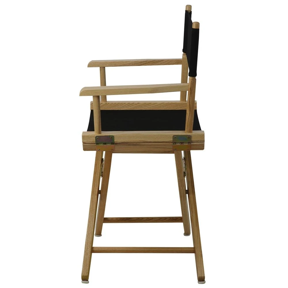 商品American Trails|Extra-Wide Premium 18"  Directors Chair Natural Frame W/Black Color Cover,价格¥1037,第2张图片详细描述