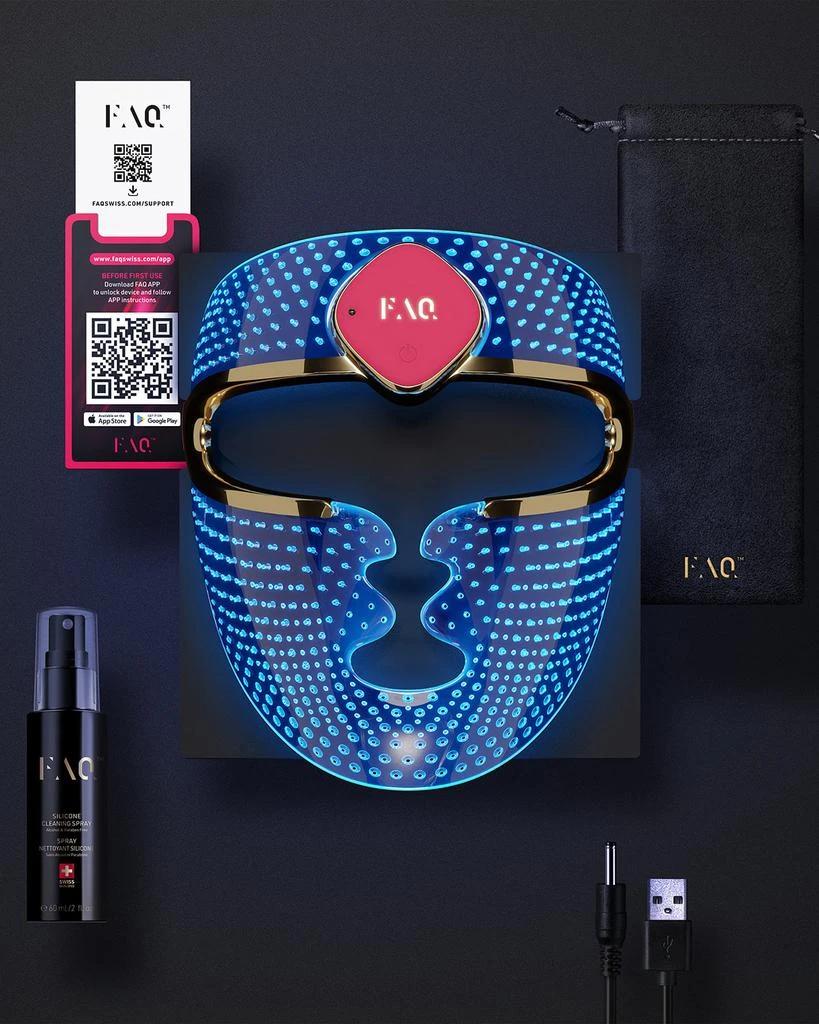 商品Foreo|FAQ 201 Ultra-Lightweight Silicone RGB LED Face Mask,价格¥3853,第3张图片详细描述