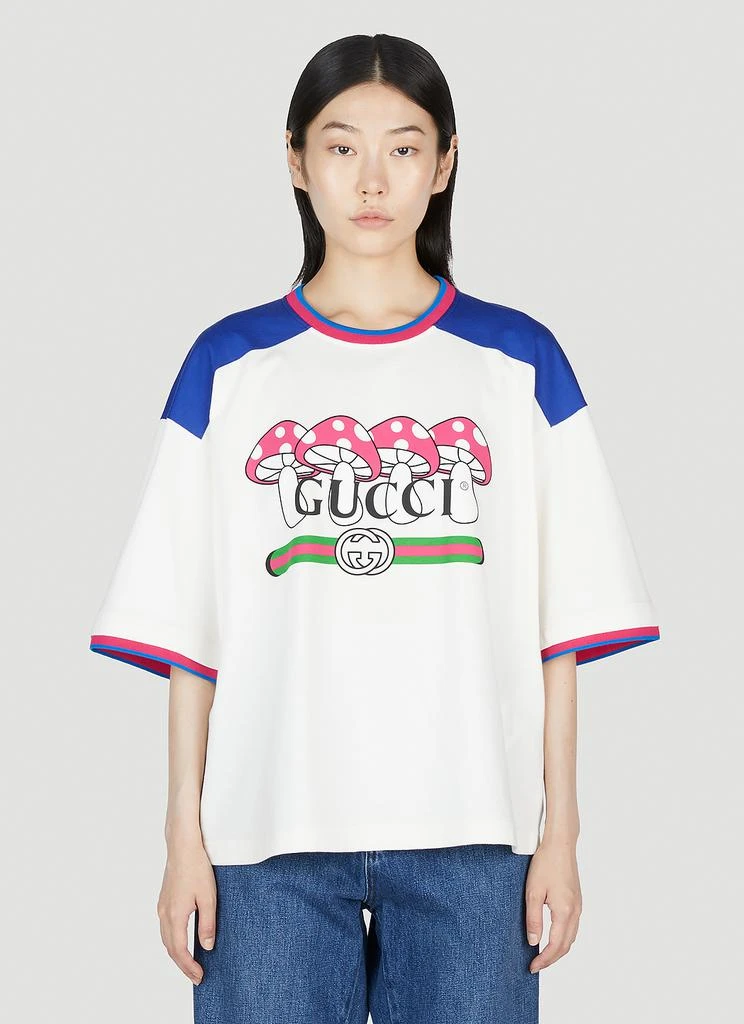 商品Gucci|Mushroom Print T-Shirt,价格¥3439,第1张图片