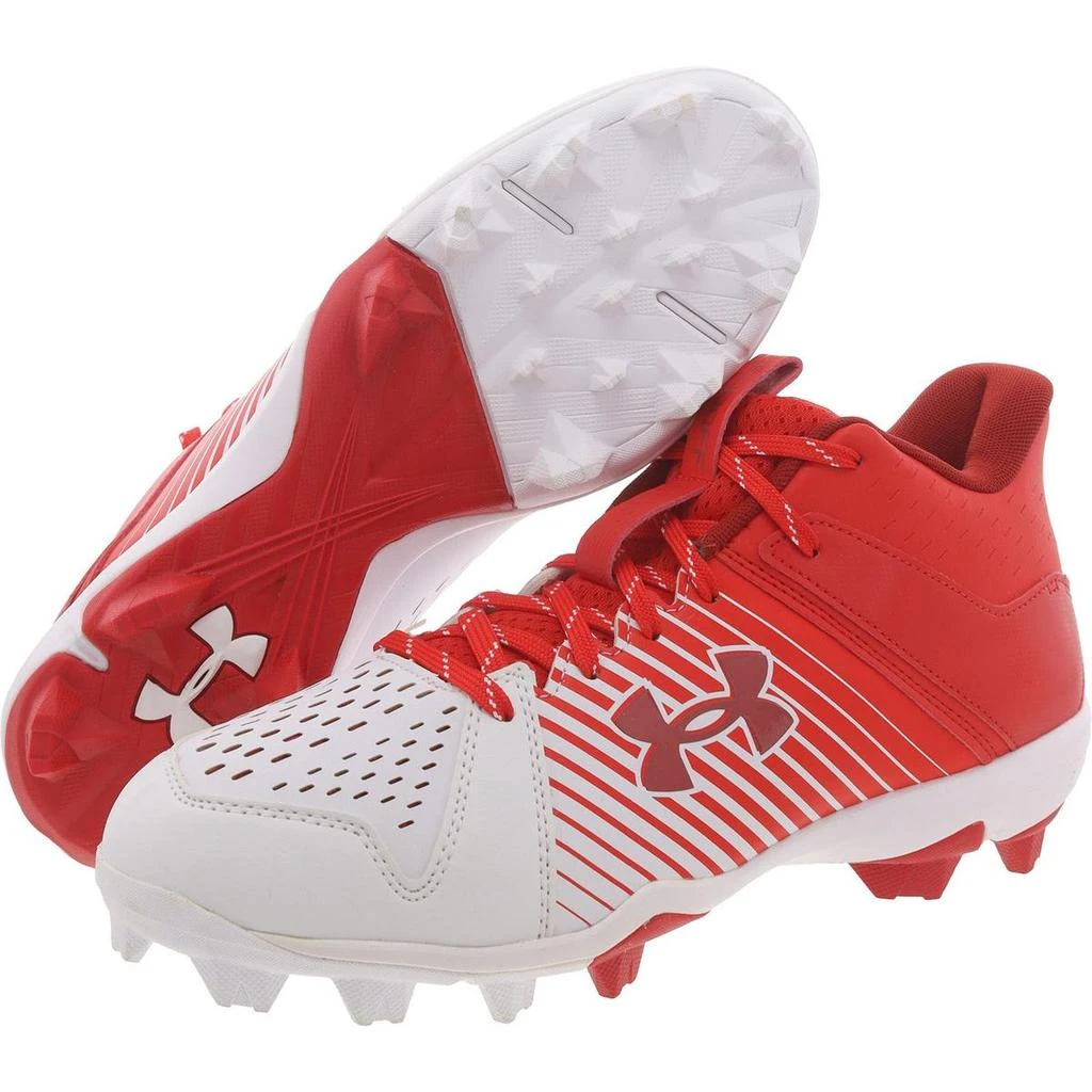 Under Armour Mens Leadoff Mid RM Leather Cleat Baseball Shoes 商品