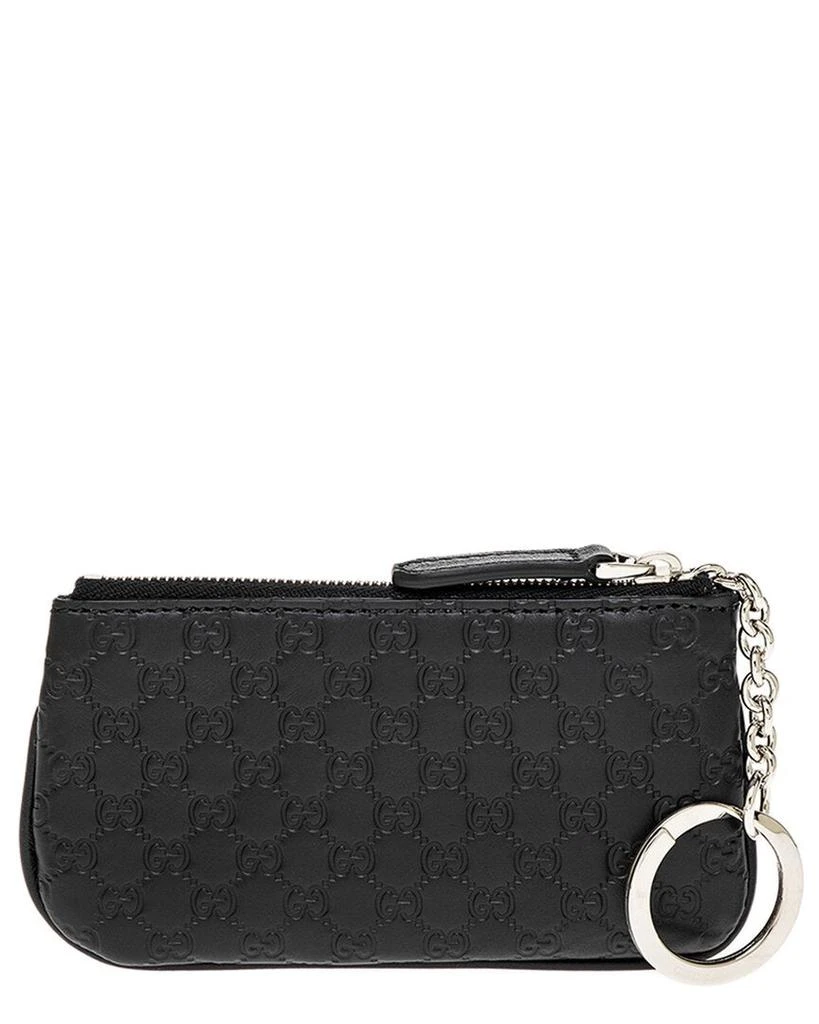 商品Gucci|Gucci Microguccissima Leather Coin Case, Black,价格¥2619,第2张图片详细描述