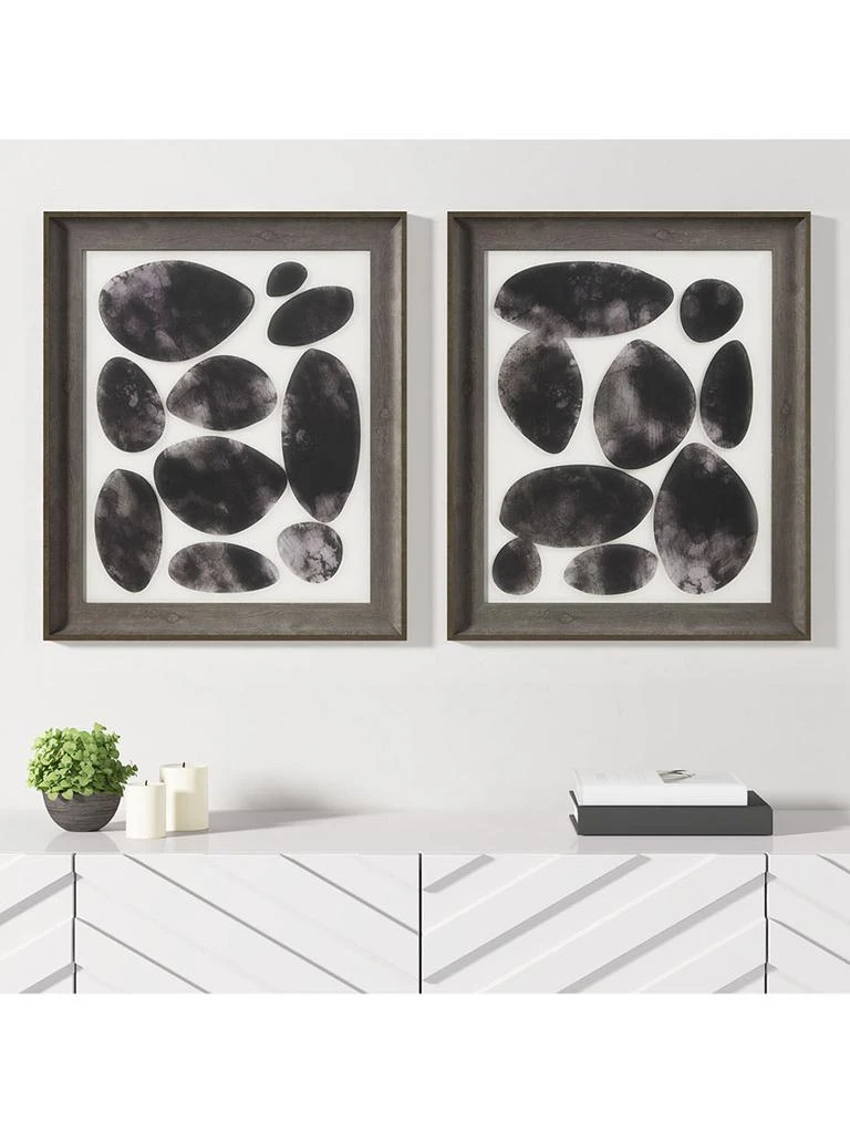 商品Madison Park|Skipping Stones Geo UV Shadow Box Frame 2-Piece Set,价格¥438,第2张图片详细描述