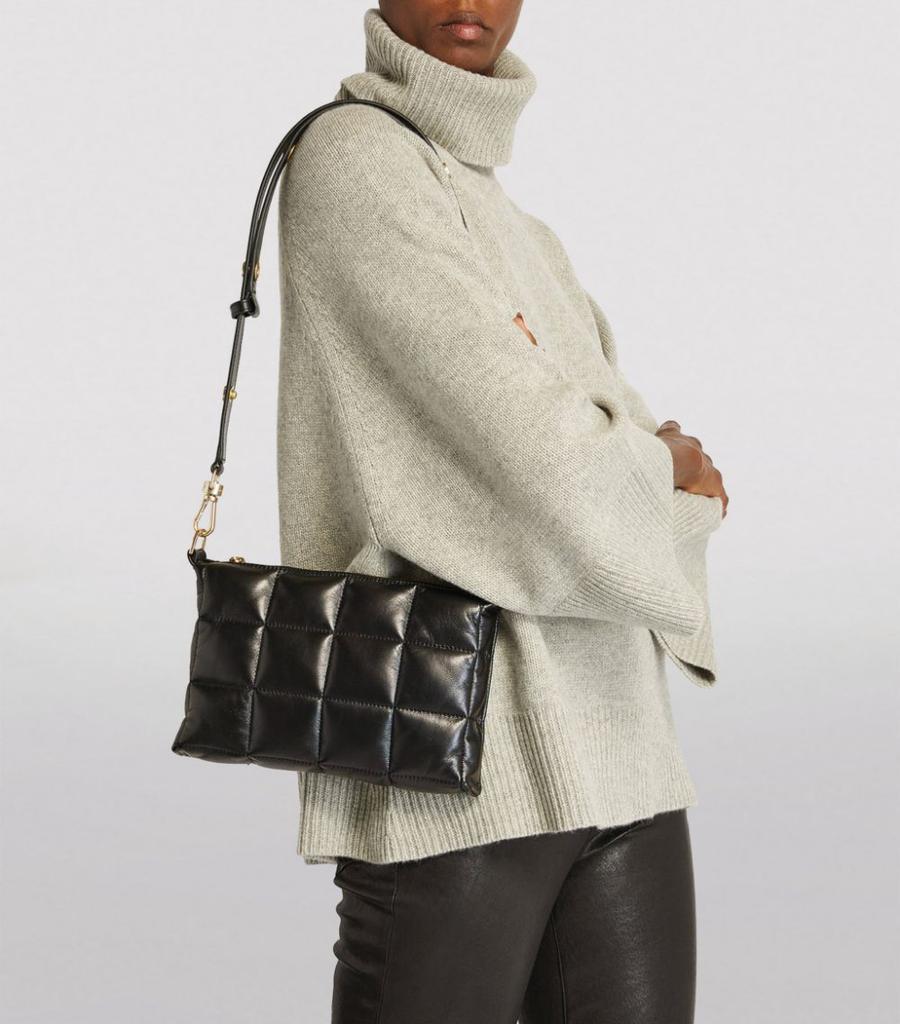 商品ALL SAINTS|Leather Eve Quilted Cross-Body Bag,价格¥1908,第4张图片详细描述