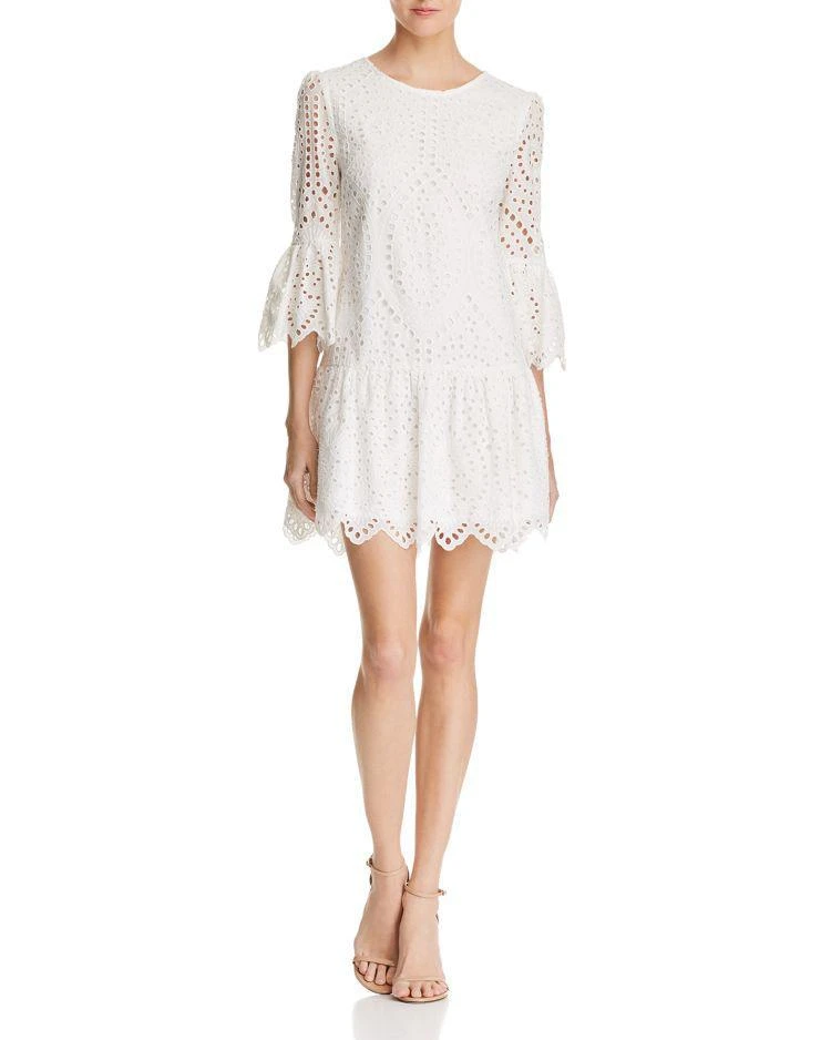 商品AQUA|Eyelet Drop-Waist Dress - 100% Exclusive ,价格¥150,第1张图片