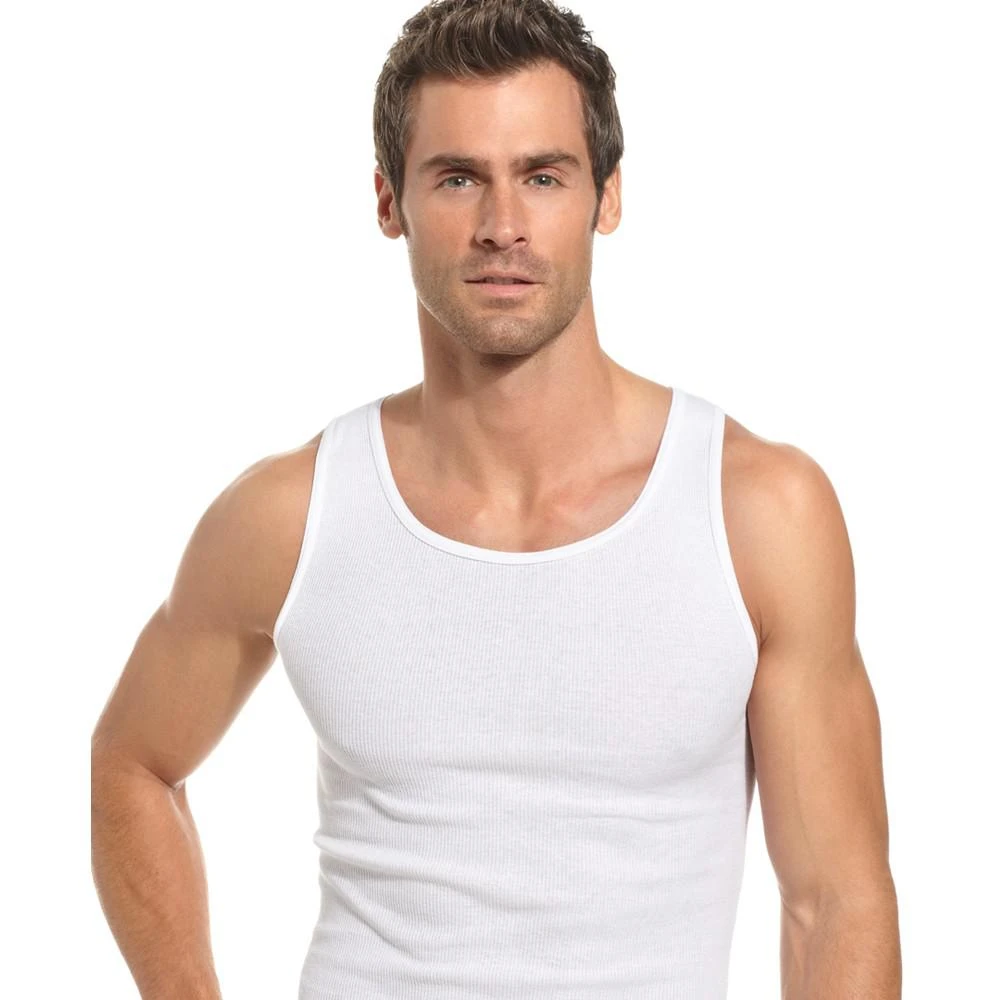 商品Alfani|Men's Underwear, Tagless Ribbed Tank Top 5 Pack,价格¥255,第1张图片