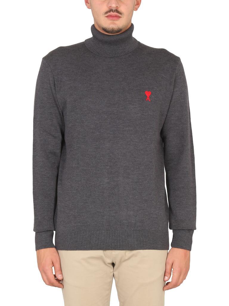 商品AMI|Ami Alexandre Mattiussi Ami De Coeur Turtleneck Sweater,价格¥2259,第1张图片