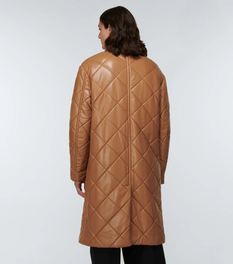 商品Dries Van Noten|Quilted faux leather coat,价格¥4749,第4张图片详细描述