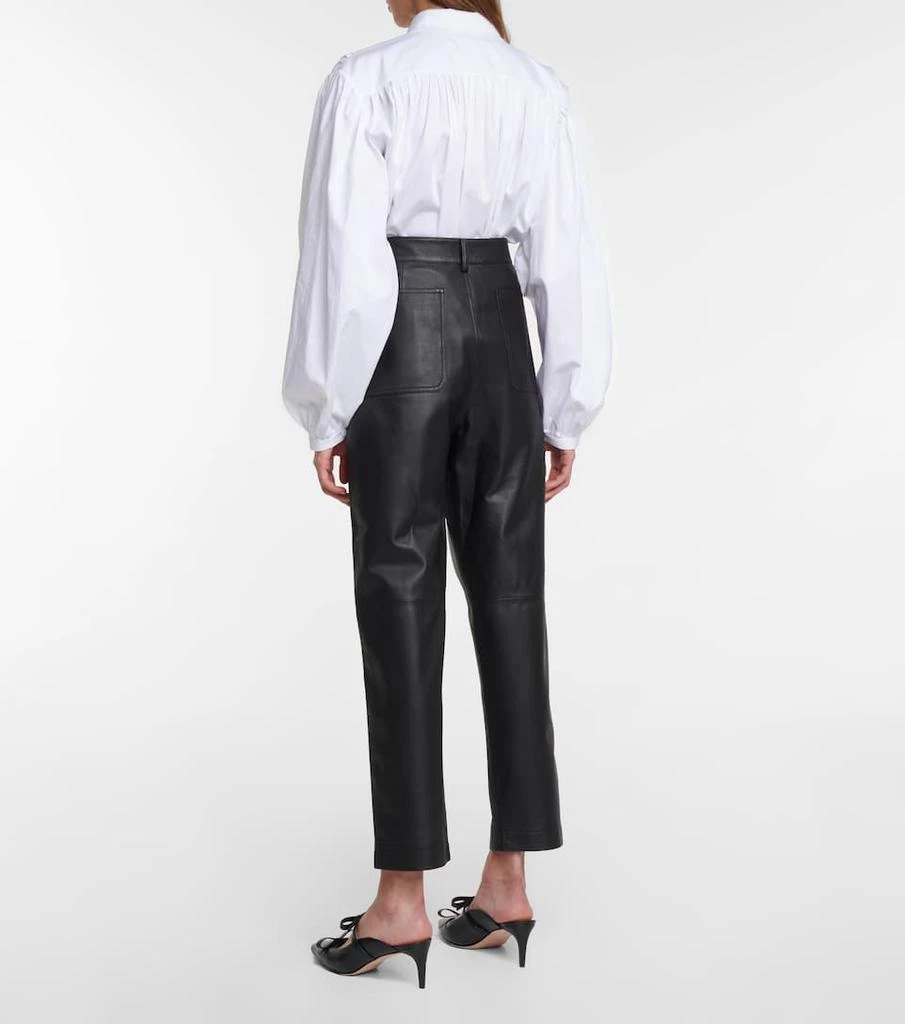 商品RED Valentino|皮革高腰裤装,价格¥4151,第3张图片详细描述
