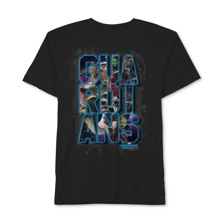 商品Marvel|大童Guardians of the Galaxy Graphic-Print Cotton T-Shirt, Big Boys (8-20),价格¥35,第2张图片详细描述