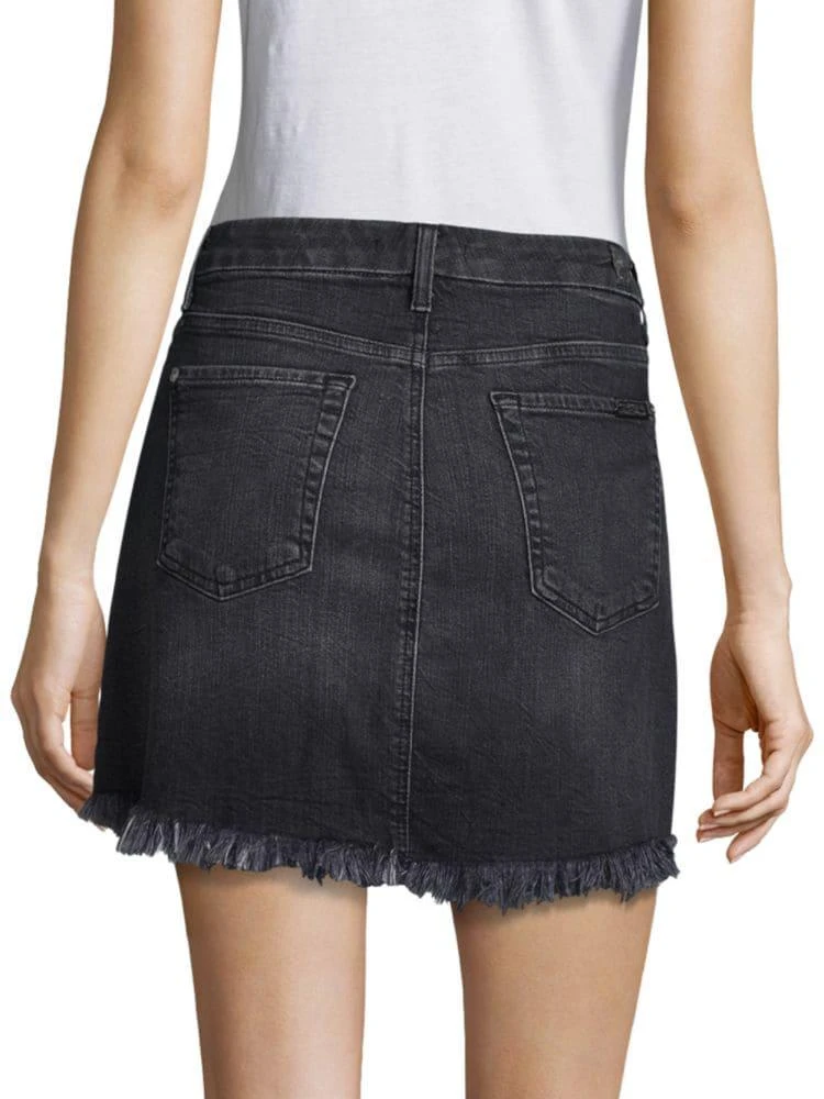 商品7 For All Mankind|牛仔迷你短裙,价格¥194,第2张图片详细描述