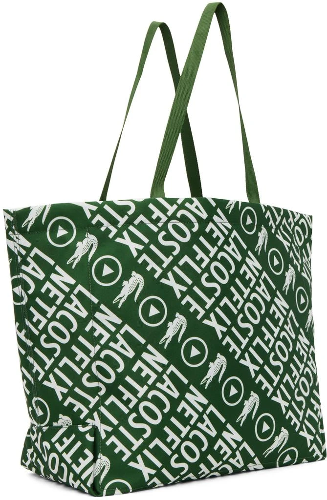 商品Lacoste|Green Netflix Edition Contrast Print Tote,价格¥483,第3张图片详细描述