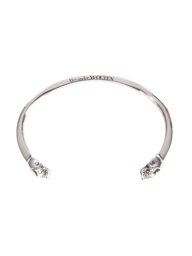 商品Alexander McQueen|ALEXANDER MCQUEEN TWIN SKULL BRACELET,价格¥1184,第2张图片详细描述