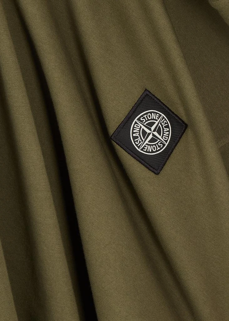 商品Stone Island|KIDS Logo cotton T-shirt (10-12 years),价格¥483,第2张图片详细描述
