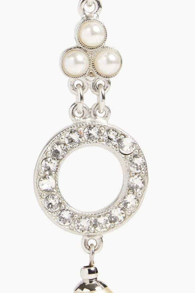 商品BEN-AMUN|Silver-tone, crystal and faux pearl earrings,价格¥636,第5张图片详细描述