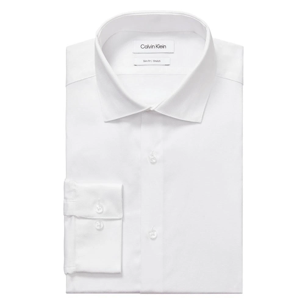 商品Calvin Klein|Men's Steel Slim Fit Stretch Wrinkle Free Dress Shirt,价格¥236,第1张图片