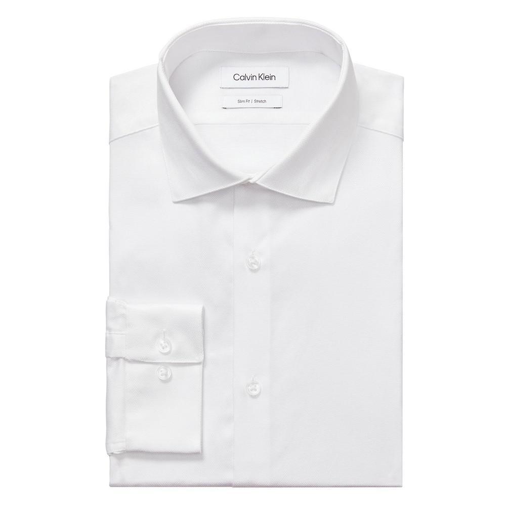 商品Calvin Klein|Men's Steel Slim Fit Stretch Wrinkle Free Dress Shirt,价格¥293,第1张图片