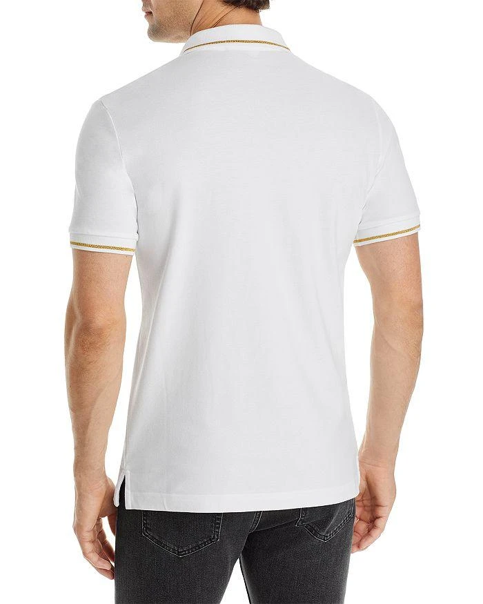 商品Versace|V-Emblem Short Sleeve Polo,价格¥917,第2张图片详细描述