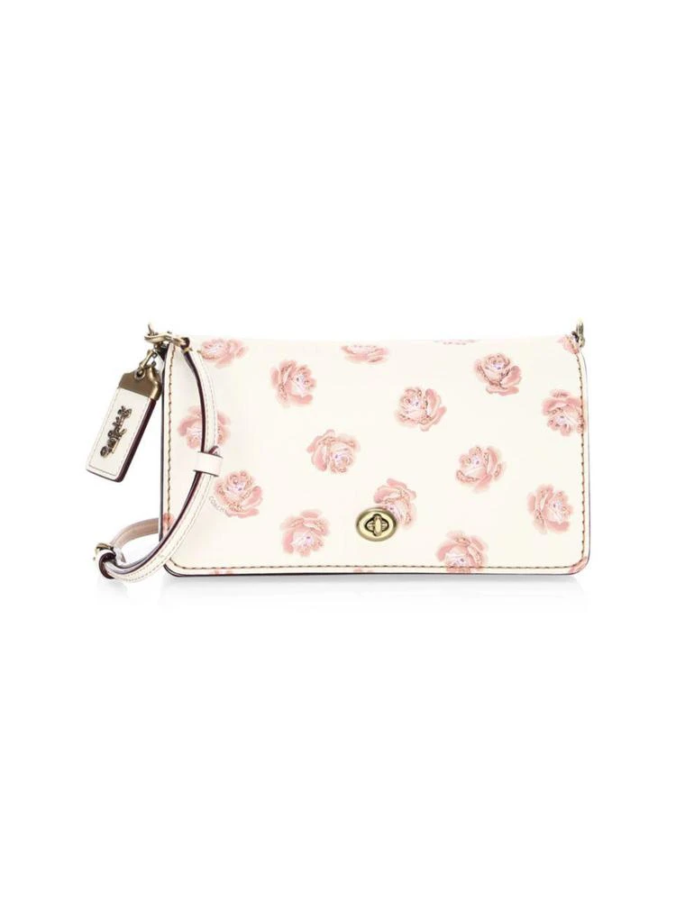 商品Coach|Coach - Rose Print Dinky Glitter Shoulder Bag,价格¥1845,第1张图片