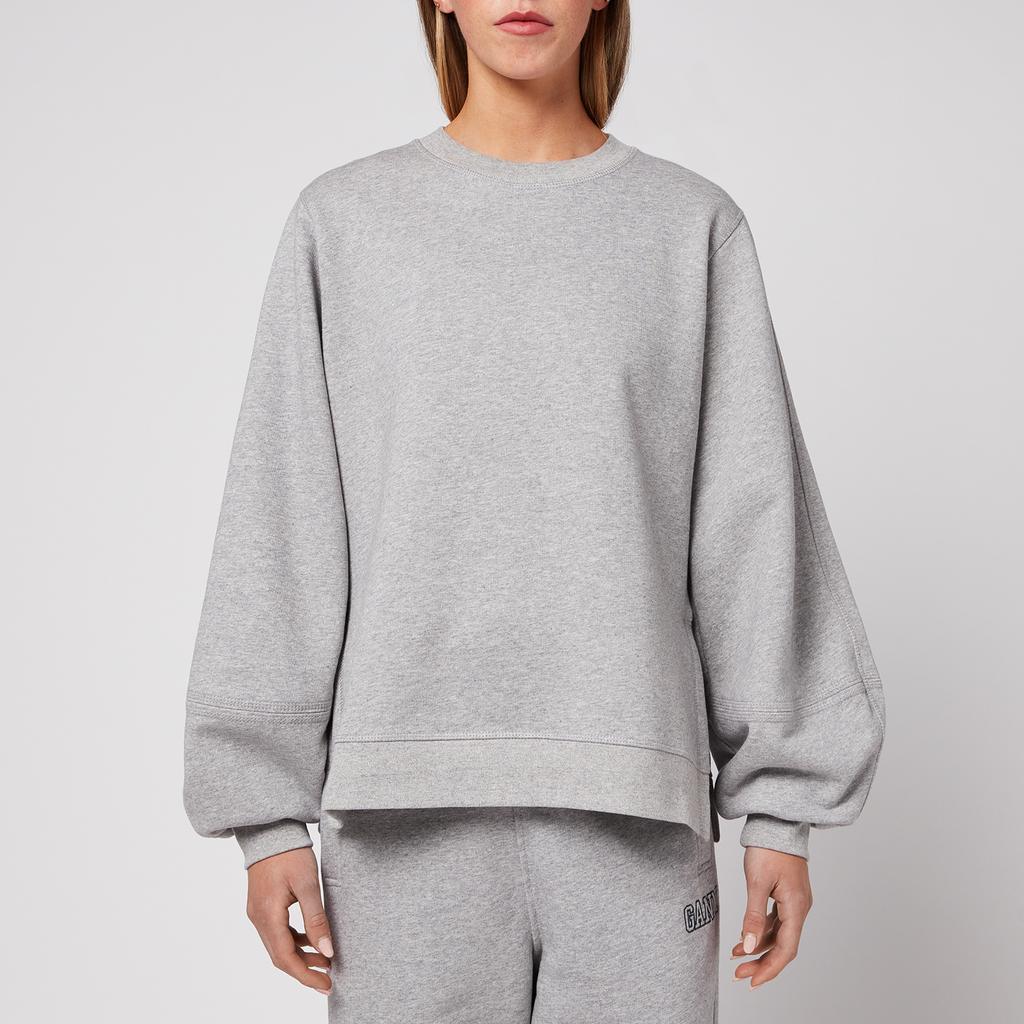 商品Ganni|Ganni Women's Software Isoli Sweatshirt - Paloma Melange,价格¥757,第1张图片