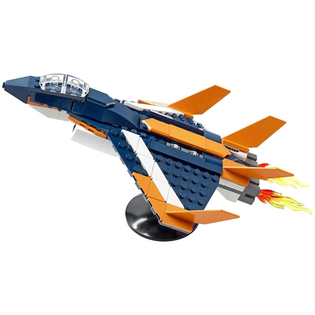 商品LEGO|LEGO Creator: 3 in 1 Supersonic Jet, Helicopter & Boat Toy (31126),价格¥211,第2张图片详细描述