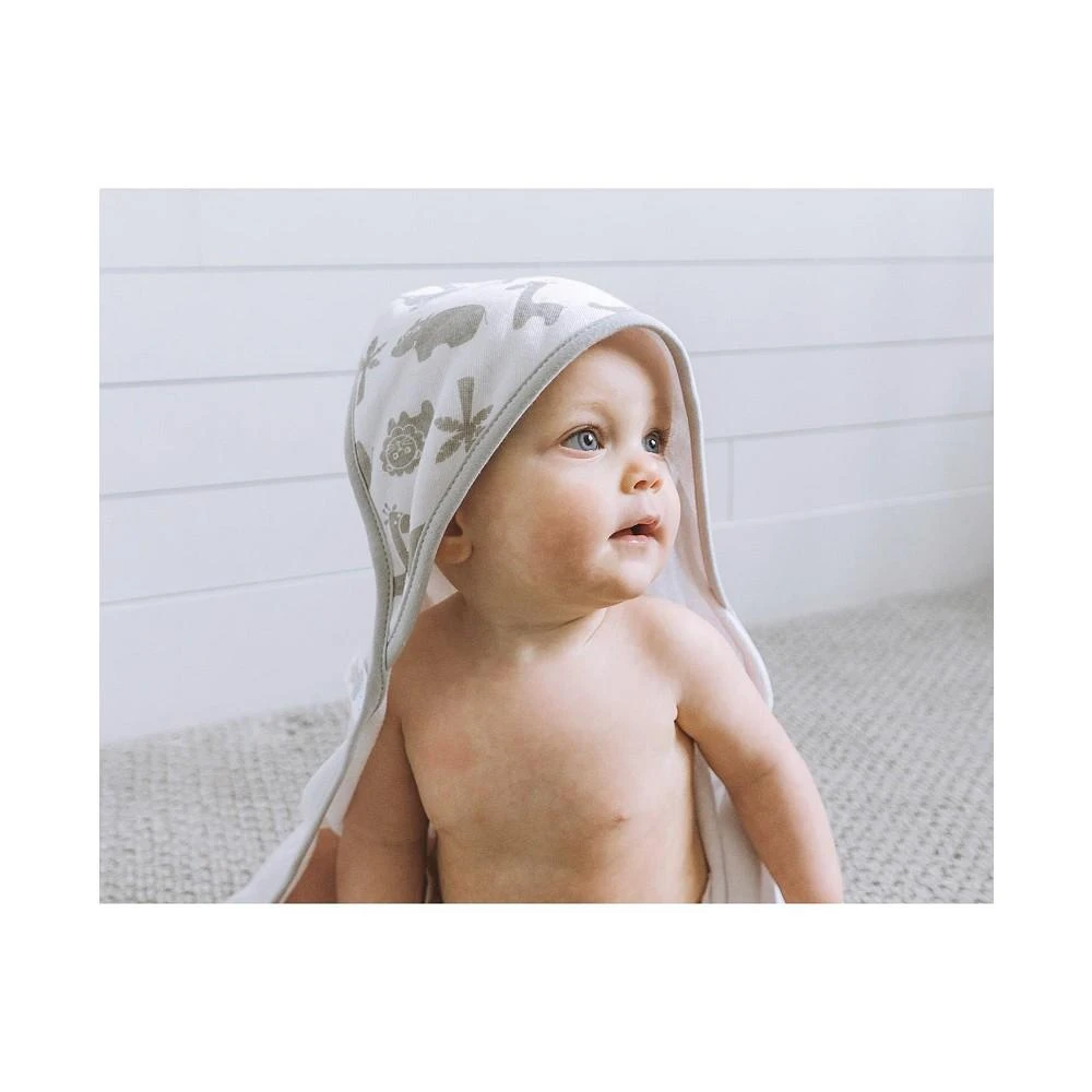 商品Spasilk|Baby Bath Hooded Towel Set for Newborn Boys and Girls, Soft Terry Cotton, Pack of 3,价格¥119,第2张图片详细描述