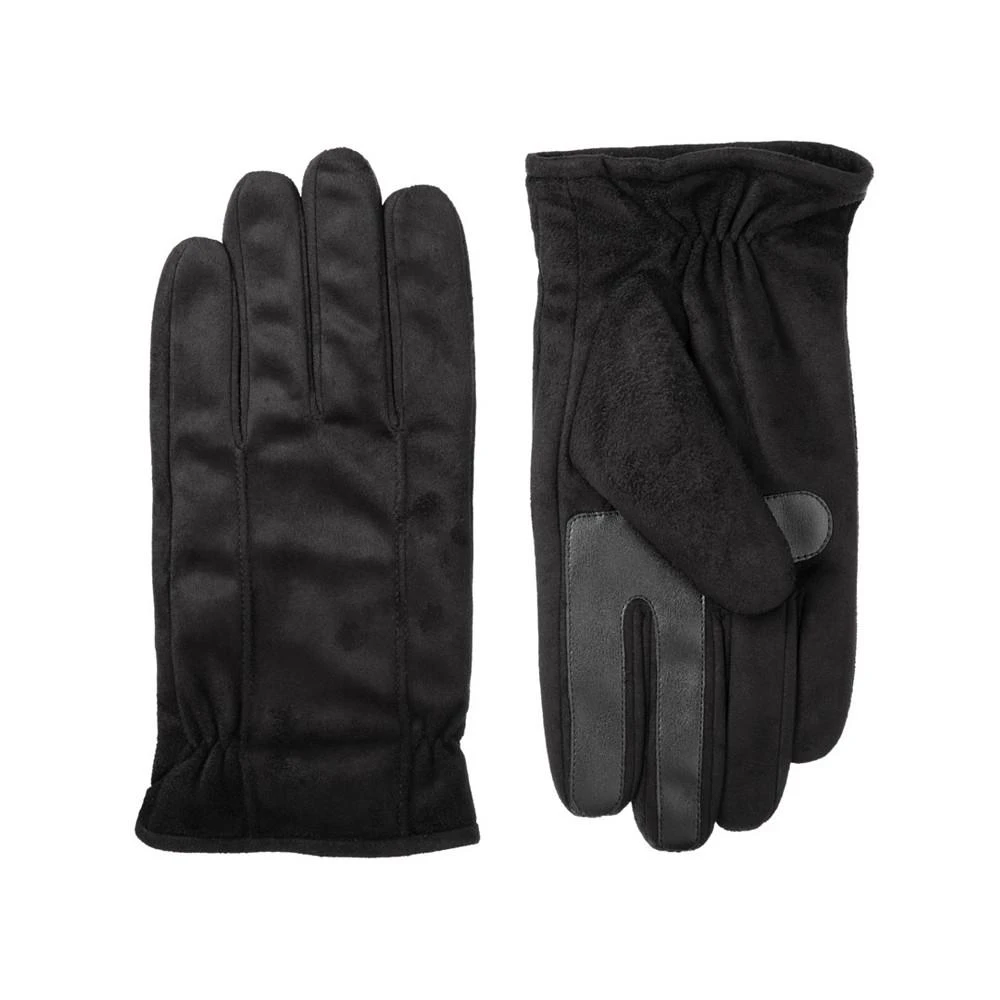 商品Isotoner Signature|Men's Lined Water Repellent Glove with Back Draws,价格¥389,第1张图片