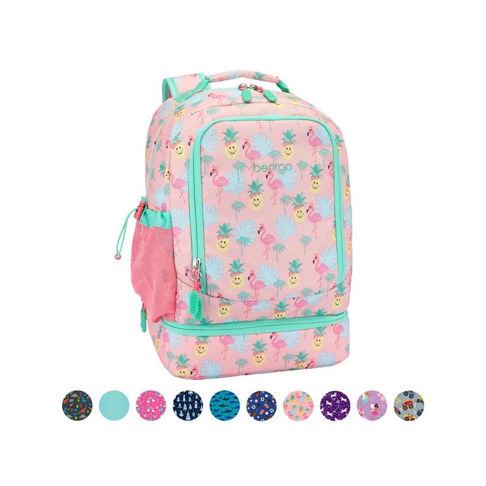 Kids Prints 2-In-1 Backpack and Insulated Lunch Bag - Tropical 商品