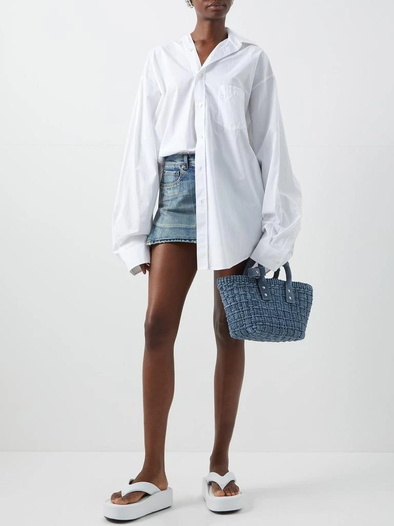 商品Balenciaga|Rise padded-leather flatform flip flops,价格¥2750,第3张图片详细描述