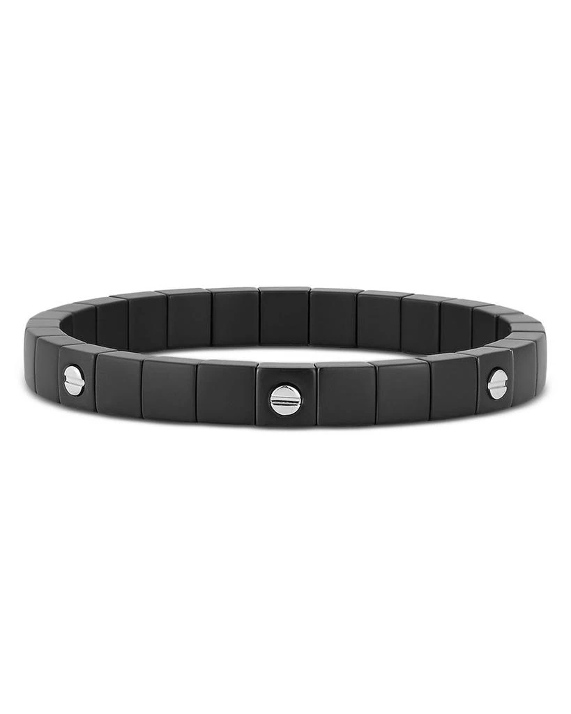 商品Roberto Demeglio|18K White Gold Scacco Vite Stretch Bracelet,价格¥4956,第1张图片详细描述