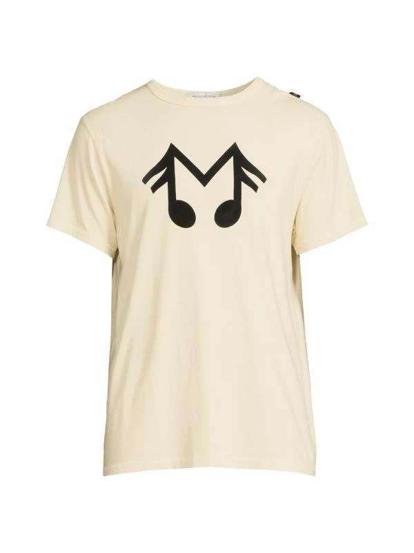 商品MIDNIGHT STUDIOS|Logo Musical Note Graphic Tee,价格¥629,第3张图片详细描述