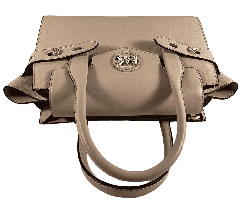 商品Michael Kors|MICHAEL KORS CARMEN SAFFIANO LEATHERFLAP SATCHEL SHOULDER PURSE BAG,价格¥1459,第4张图片详细描述