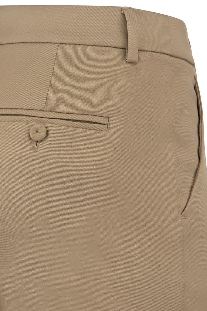 WEEKEND MAX MARA VITE - Cotton twill trousers商品第4张图片规格展示