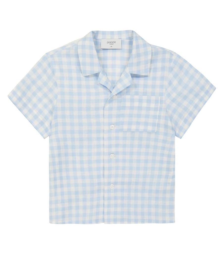 商品Paade Mode|Picnic格纹亚麻衬衫,价格¥485,第1张图片
