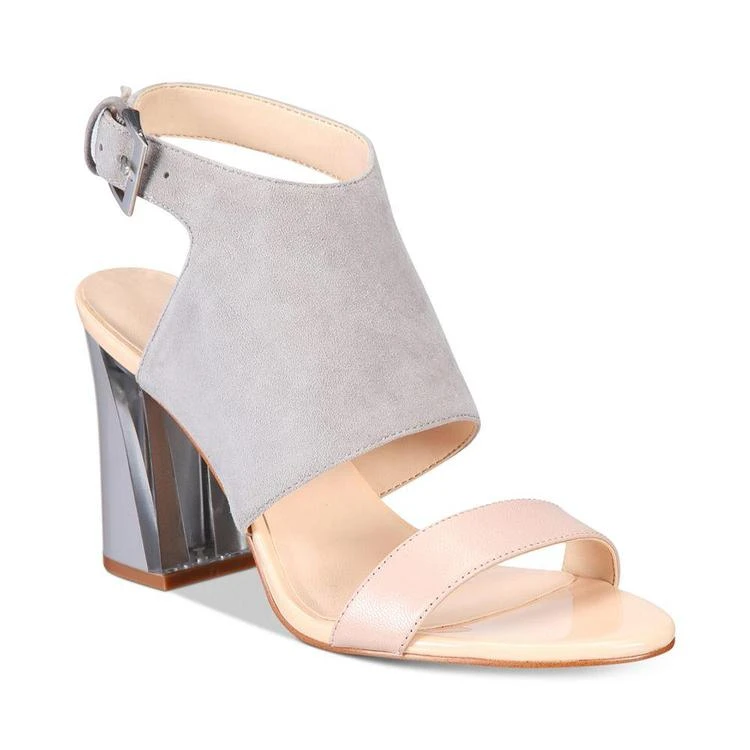 商品Nine West|Moshpit Block-Heel Sandals,价格¥382,第1张图片