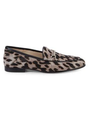 商品Sam Edelman|Loraine Calf-Hair Bit Loafers,价格¥396,第1张图片