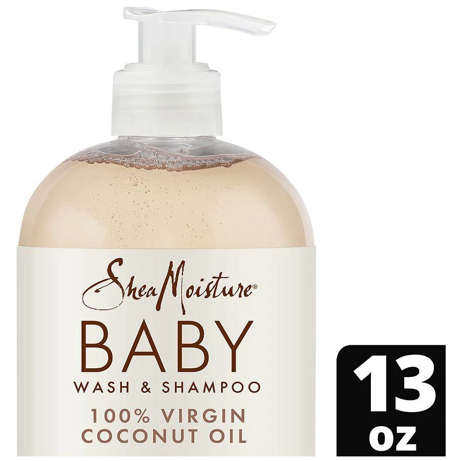 商品SheaMoisture|Baby Wash and Shampoo 100% Virgin Coconut Oil,价格¥74,第3张图片详细描述