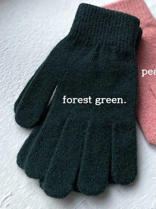 商品Marchen|Mary Wool Knit Gloves_12color,价格¥310,第3张图片详细描述