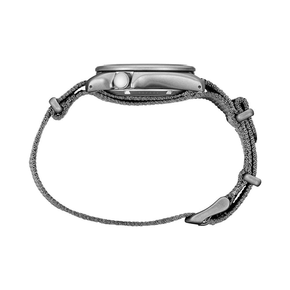 商品Seiko|Men's Automatic 5 Sports Gray Nylon Strap Watch 43mm,价格¥1842,第2张图片详细描述