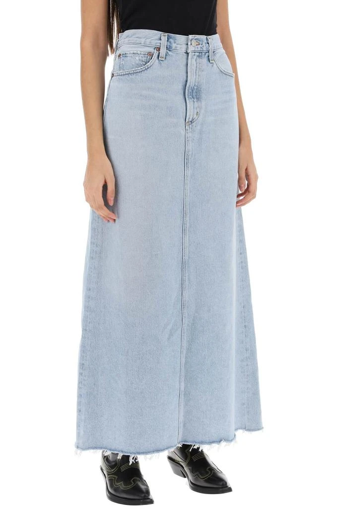 商品AGOLDE|Hilla Maxi Skirt In Denim,价格¥1027,第4张图片详细描述