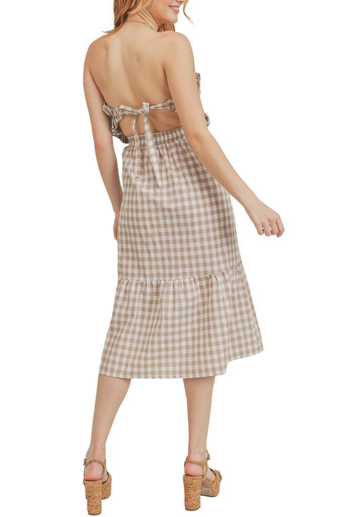 商品Lush|Bandeau Tiered Dress with Back Tie,价格¥279,第4张图片详细描述