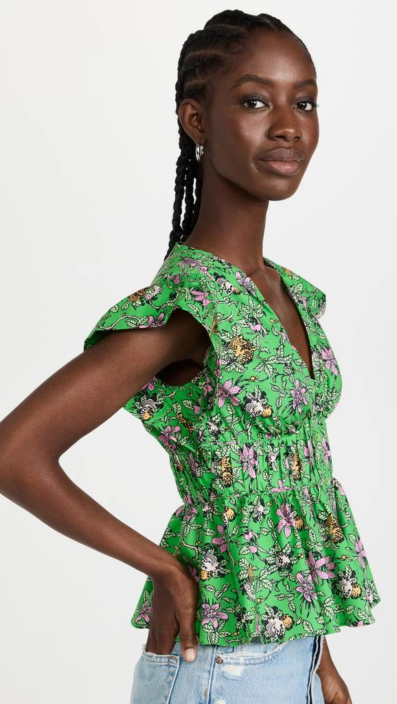 商品Derek Lam|Derek Lam 10 Crosby Roselyn 荷叶袖上衣,价格¥645,第4张图片详细描述